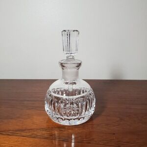 Waterford Crystal Perfume Scent Bottle With‎ Dauber 4 1/2"